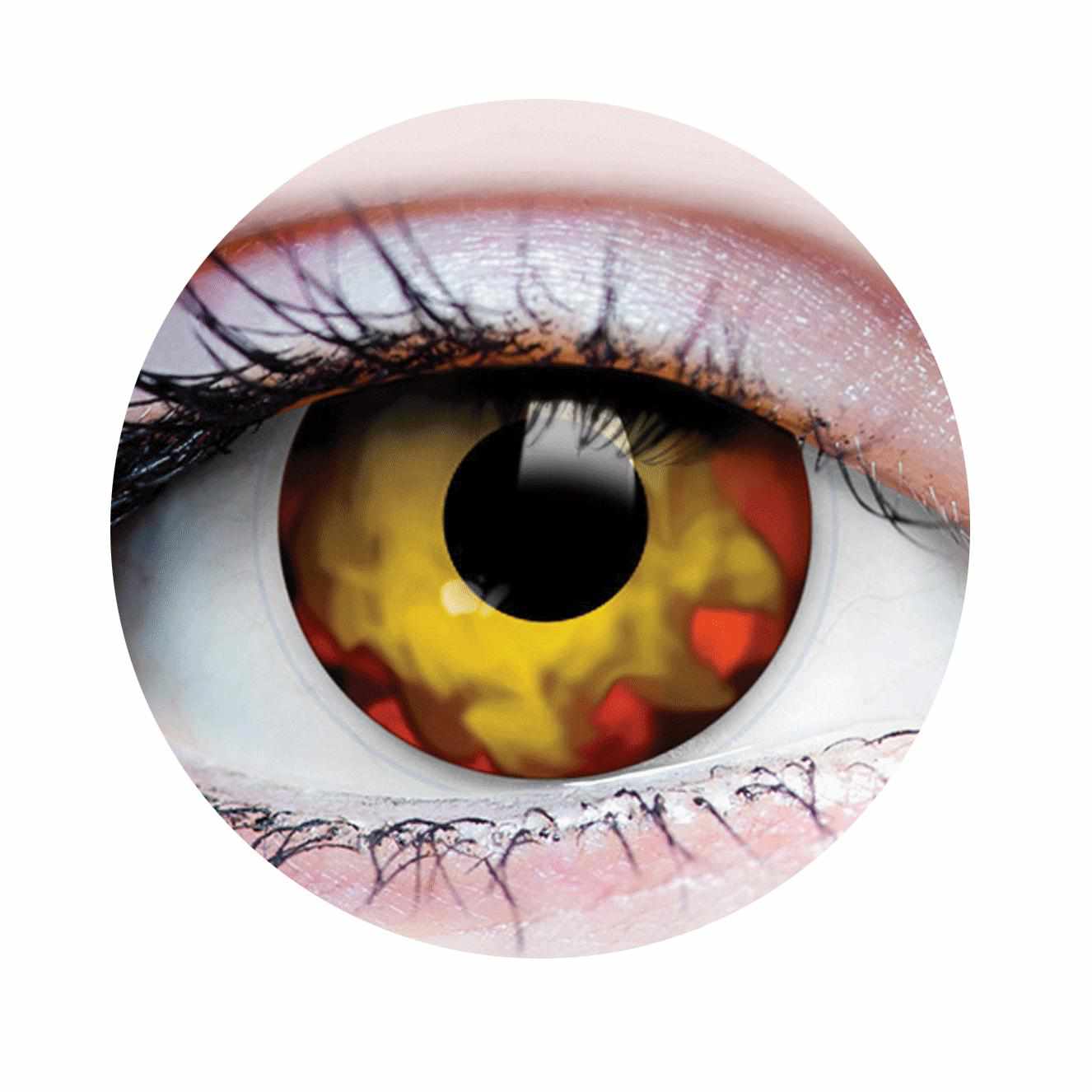 Green Cat Eye Halloween Contacts - Colored Contact Lenses