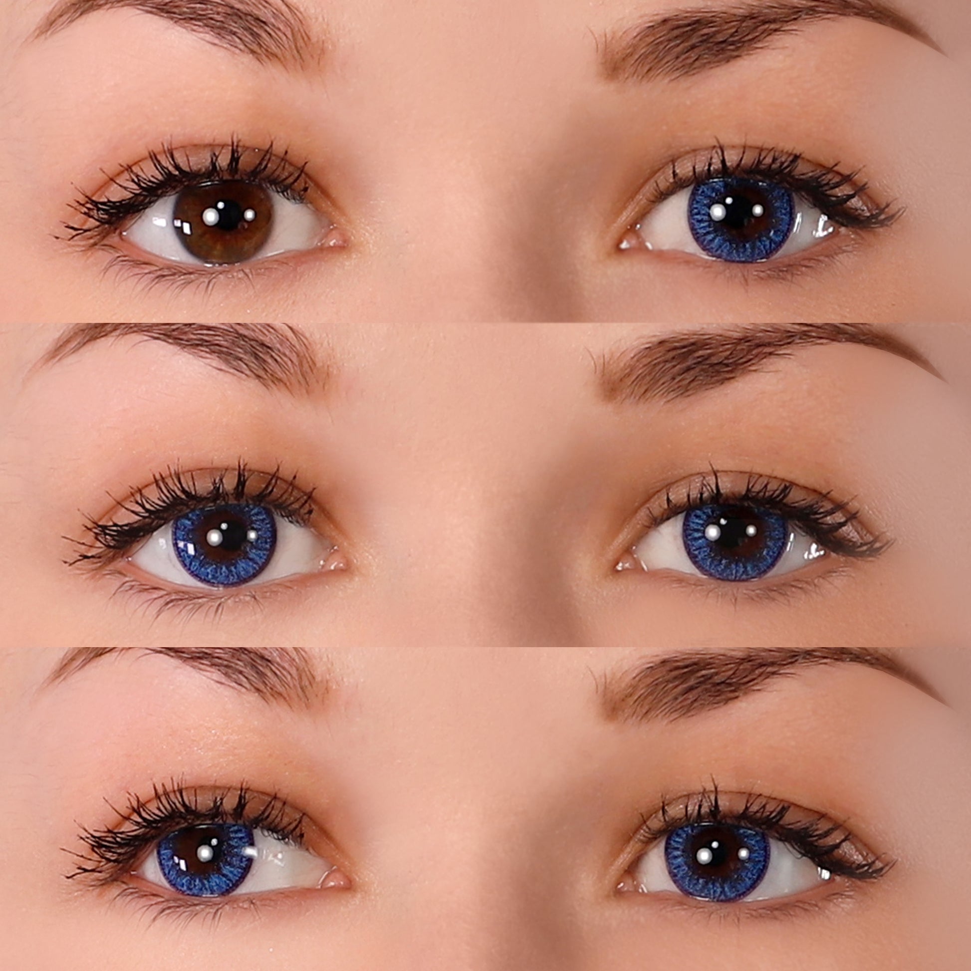 Enchanted Azure Contacts 3 Eyes Mockup