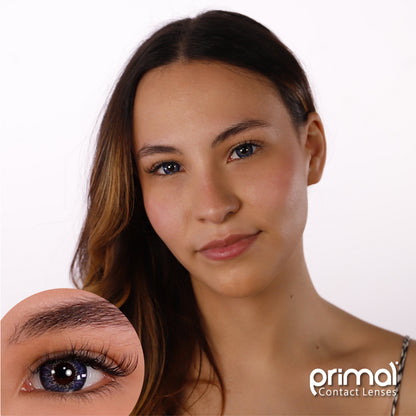 Moonrise Lilac Natural Contacts Model Portrait