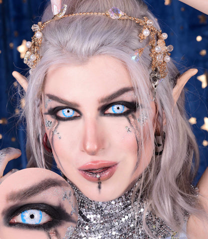 Night King Colored Contacts Model Portrait