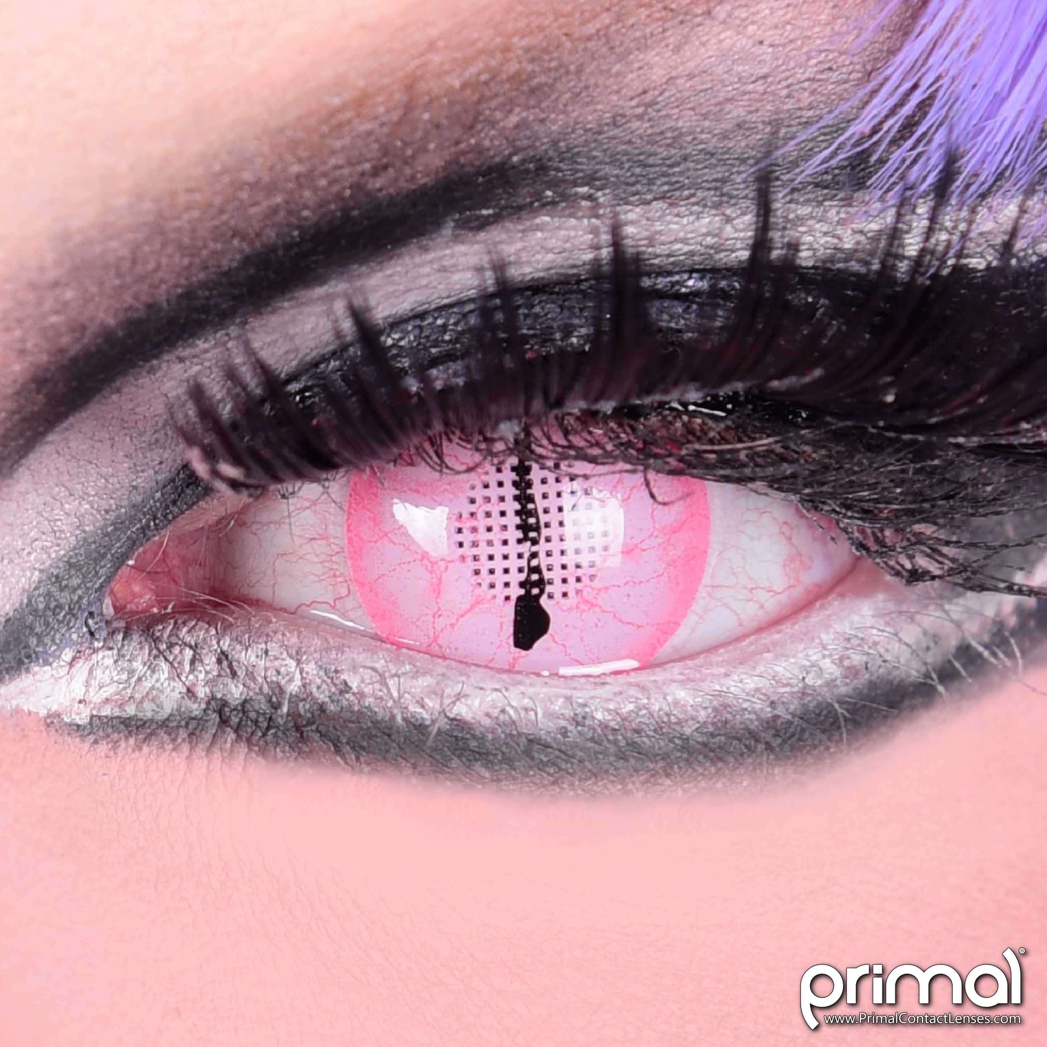 Ojotrend 1Pair Colored Contact Lens Anime Halloween Eyes Cosplay Contacts  Lenses Power -4.25 Pink | Wholesale | Tradeling