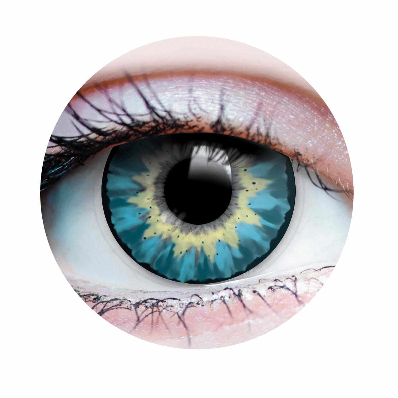 Delightful Azur Contact Lenses